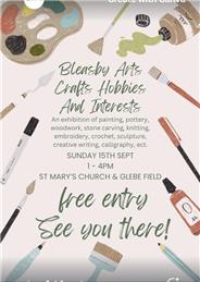 Bleasby Craft Fayre - Sunday 15th September